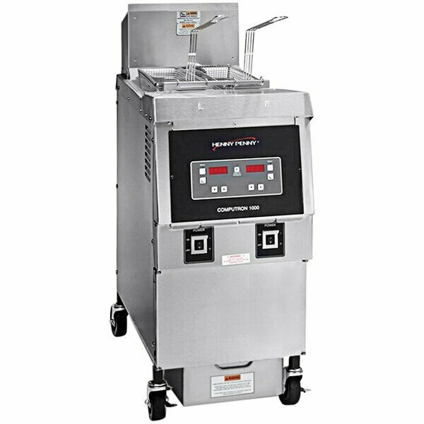 Henny Penny OFE-321 1-Well Electric Open Fryer with Computron 1000 Controls - 240V 853OFE32111